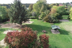 Der Abenteuerspielplatz.